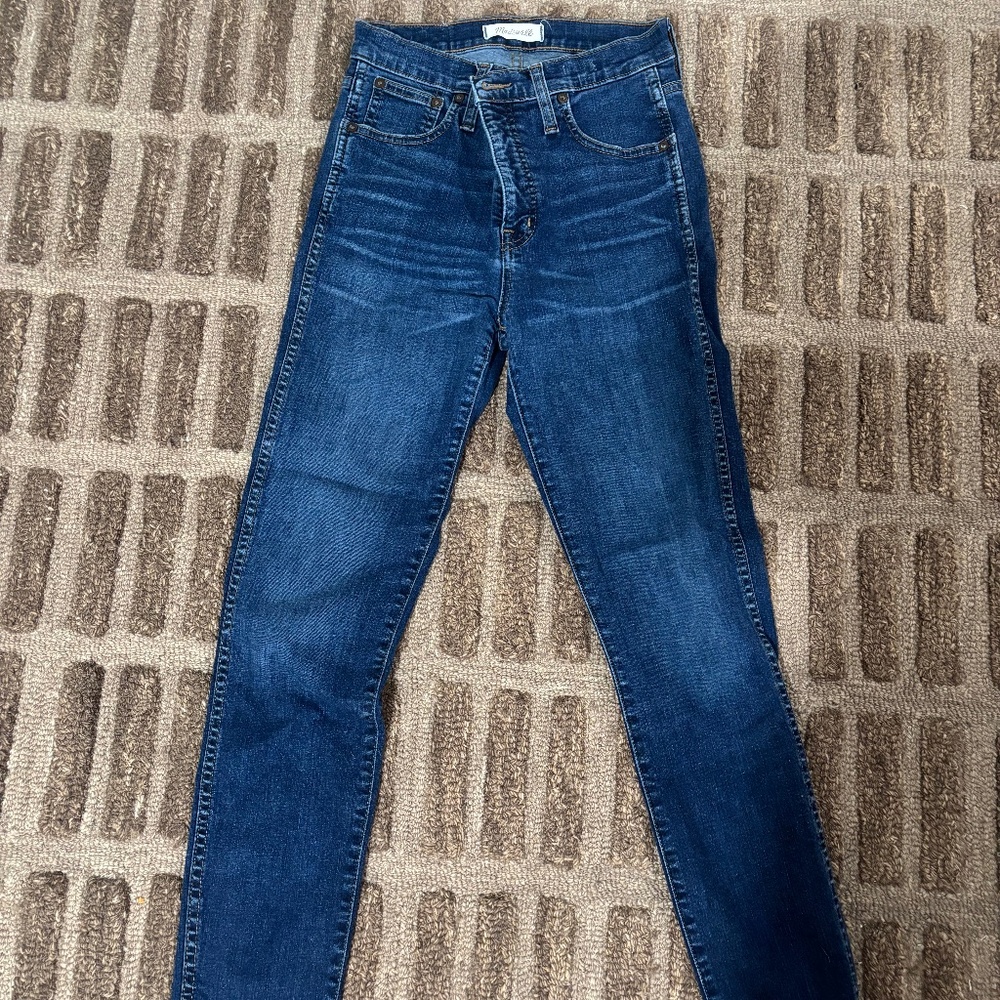 Madewell 10” high rise skinny